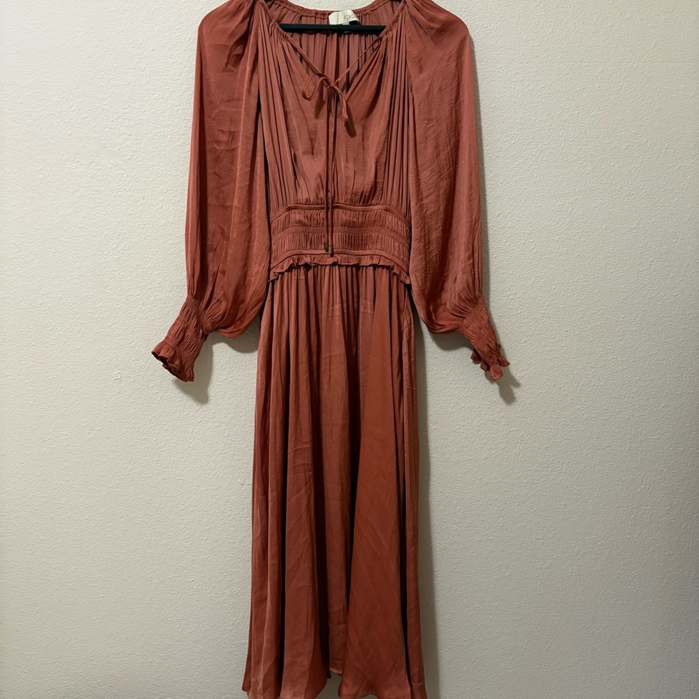 Pinch Terracotta Long Sleeve Dress